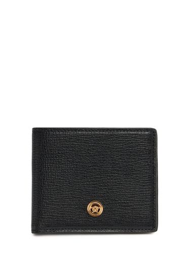 Bifold Leather Wallet - VERSACE - Modalova