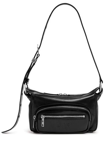 Mini Outpocket Glossy Leather Hobo Bag - MARGE SHERWOOD - Modalova