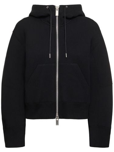 Sponge Jersey Hoodie - SACAI - Modalova