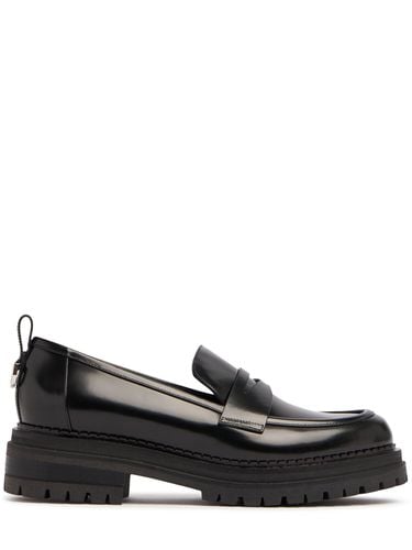 Mm Leather Loafers - SERGIO ROSSI - Modalova