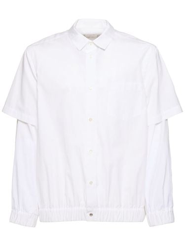 Cotton Poplin Shirt - SACAI - Modalova