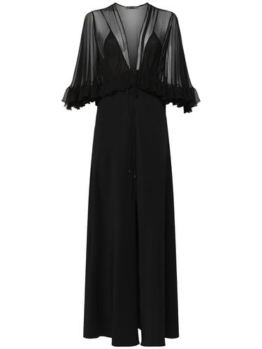 Silk Georgette Long Dress - CHLOÉ - Modalova