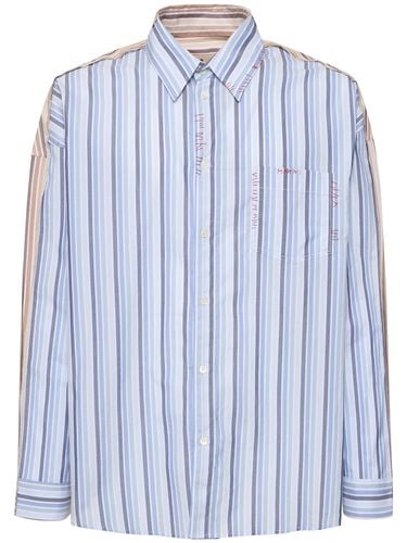 Camicia N Popeline Di Cotone Organico A Strisce - MARNI - Modalova