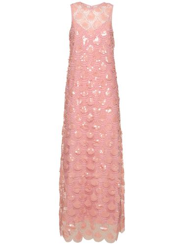 Embellished Sleeveless Maxi Dress - ROTATE - Modalova