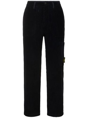 Cotton Regular Pants - STONE ISLAND - Modalova