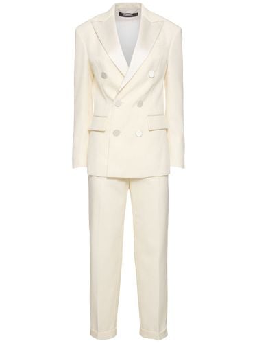 Boston Wool Blend Twill Suit - DSQUARED2 - Modalova