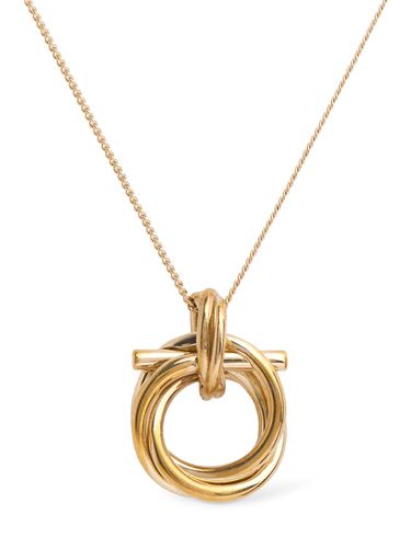 Gancio Evo Charm Necklace - FERRAGAMO - Modalova