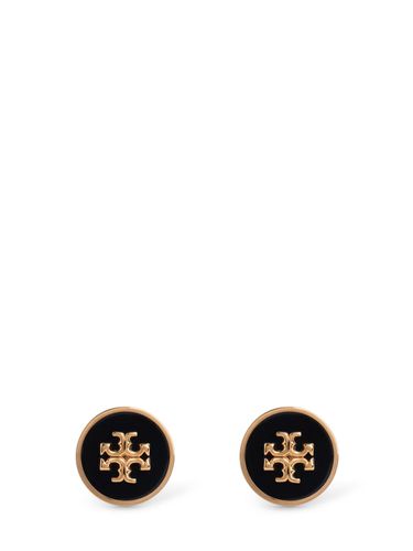 Kira Enamel Stud Earrings - TORY BURCH - Modalova