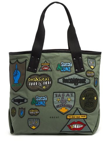 Sacai Gonz X Large Multi-patch Tote - SACAI - Modalova