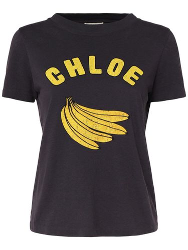 Logo Jersey T-shirt - CHLOÉ - Modalova