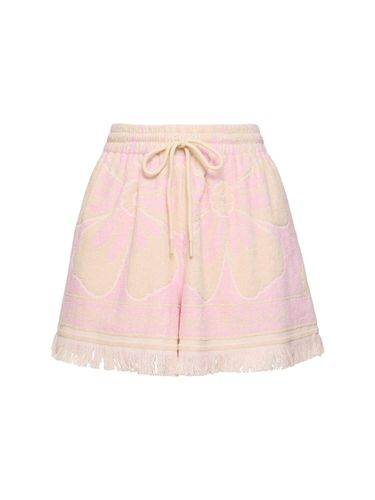 Pop Cotton Fringed Shorts - ZIMMERMANN - Modalova