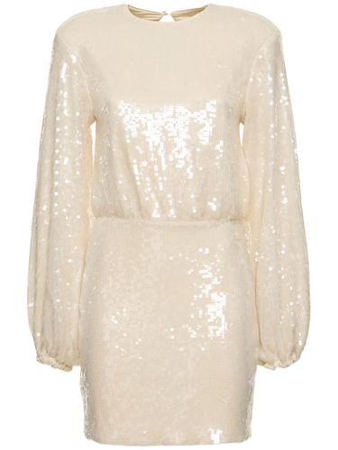 Embellished Long Sleeve Mini Dress - ROTATE - Modalova