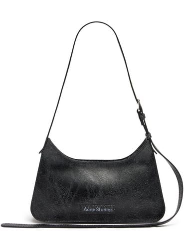 Mini Platt Crackled Leather Shoulder Bag - ACNE STUDIOS - Modalova