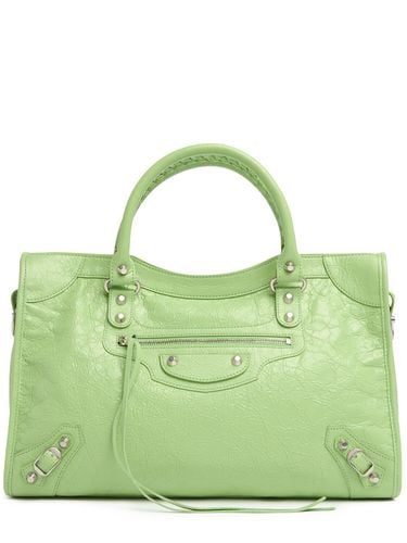 Medium Le City Arena Leather Bag - BALENCIAGA - Modalova