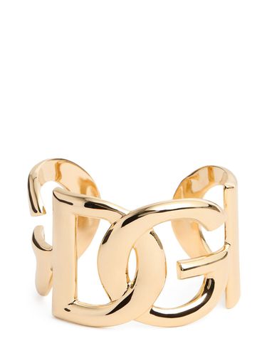 Bracciale Rigido Con Logo - DOLCE & GABBANA - Modalova