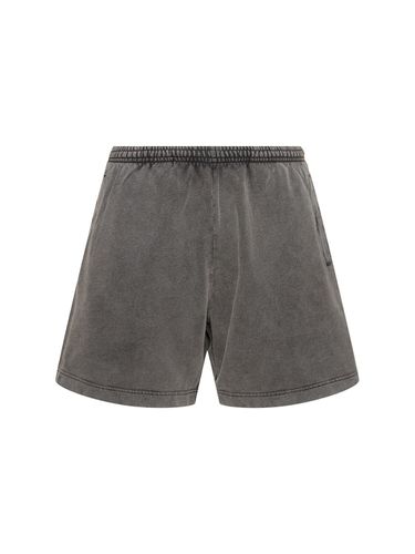 Rego Vintage Cotton Sweat Shorts - ACNE STUDIOS - Modalova