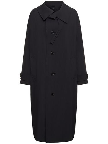 Matte Weather Long Coat - YOHJI YAMAMOTO - Modalova