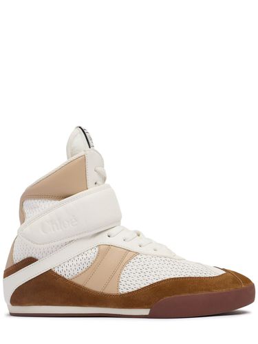 Kick Lace-up Leather High Top Sneakers - CHLOÉ - Modalova