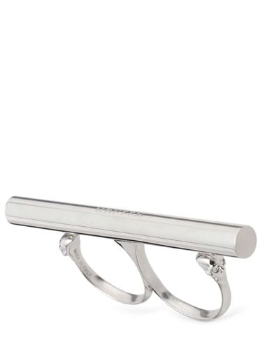 T- Bar Brass Ring - ALEXANDER MCQUEEN - Modalova