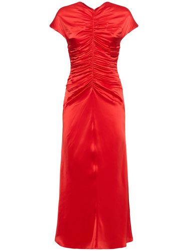 Aubree Satin Silk Long Dress - TOVE - Modalova