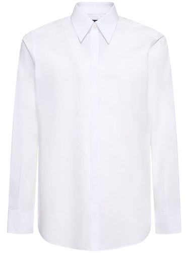 Cotton Poplin Shirt - DOLCE & GABBANA - Modalova