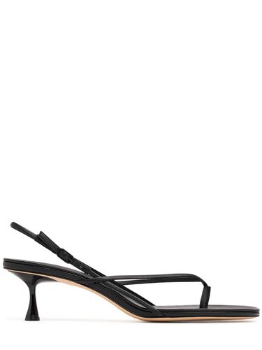 Mm Wishbone Leather Sandals - STUDIO AMELIA - Modalova