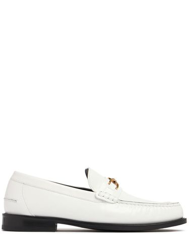 Medusa Leather Loafers - VERSACE - Modalova