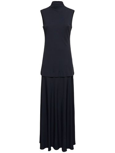 Fluid Viscose Crepe Long Dress - JIL SANDER - Modalova