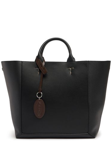 Bolso Tote Mediano Cln De Piel - TOD'S - Modalova