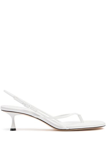 Mm Wishbone Leather Sandals - STUDIO AMELIA - Modalova