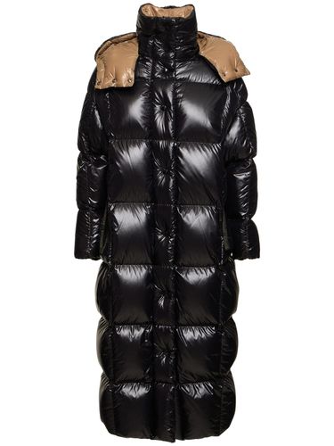 Parnaiba Nylon Laqué Long Down Jacket - MONCLER - Modalova