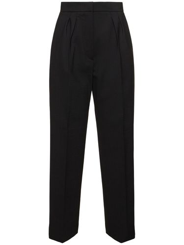 Verbano Pleated Wool Straight Pants - MAX MARA - Modalova