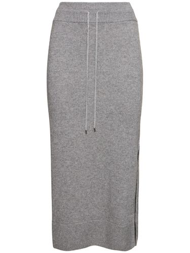 Knitted Elastic Waist Midi Skirt - ERMANNO SCERVINO - Modalova