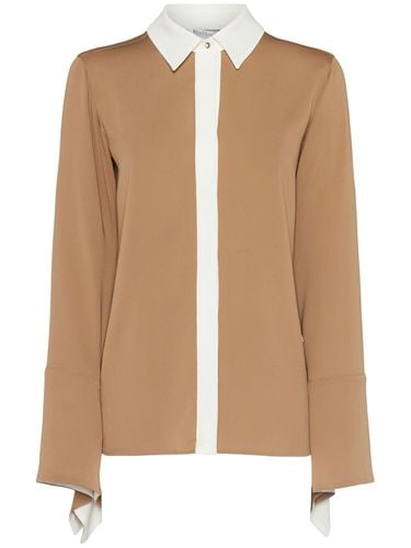 Pio Washed Silk Charmeuse Shirt - MAX MARA - Modalova