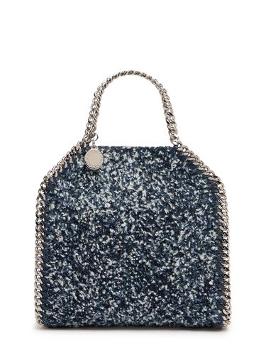 Borsa Tiny Falabella In Tweed Denim - STELLA MCCARTNEY - Modalova