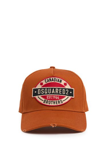 Canadian Brothers Cotton Baseball Hat - DSQUARED2 - Modalova