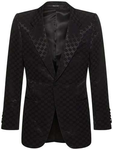 Blazer De Algodón Y Viscosa - GUCCI - Modalova