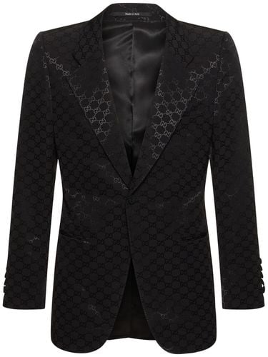 Gg-blazer Aus Baumwolle Und Viskose - GUCCI - Modalova