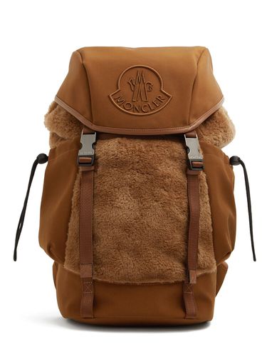 Rucksack Aus Weicher Schurwolle - MONCLER - Modalova