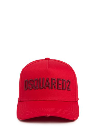 Technicolor Cotton Baseball Cap - DSQUARED2 - Modalova