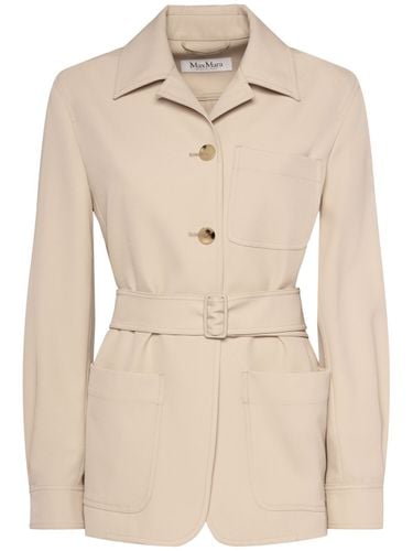 Pulvino Gabardine Safari Jacket - MAX MARA - Modalova