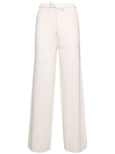 Rino Wool Knit Wide Jogger Pants - MAX MARA - Modalova