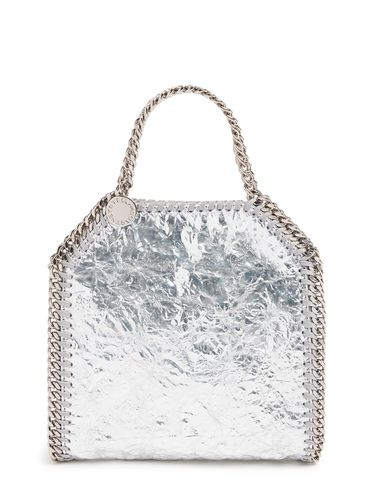 Tiny Falabella Crackled Metallic Bag - STELLA MCCARTNEY - Modalova