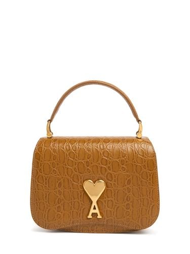 Paris Paris Embossed Leather Bag - AMI PARIS - Modalova