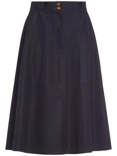 Cennare Cotton Twill Midi Skirt - MAX MARA - Modalova