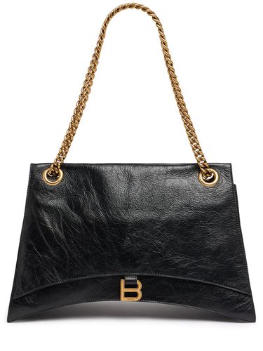 Large Crush Leather Chain Bag - BALENCIAGA - Modalova