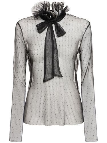 Sheer Tulle Shirt - PHILOSOPHY DI LORENZO SERAFINI - Modalova