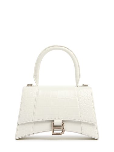 Small Hourglass Embossed Leather Bag - BALENCIAGA - Modalova