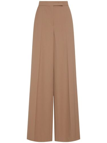 Ninfa Gabardine Wide Pants - MAX MARA - Modalova