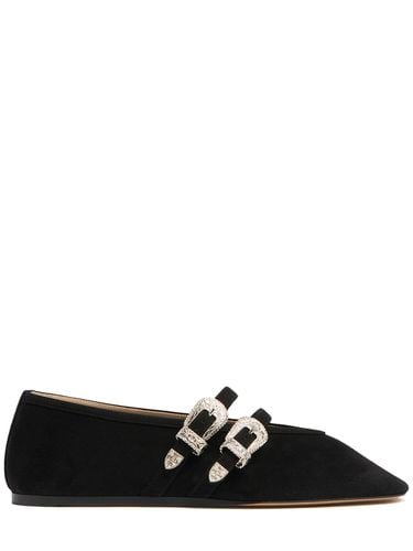 Mm Claudia Suede Ballerina Flats - LE MONDE BERYL - Modalova